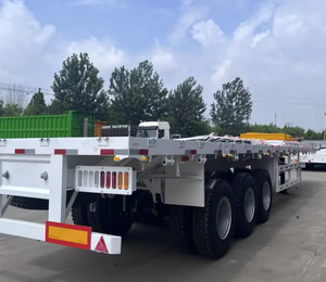 Semirremolque de Plataforma Plana de 30-80 Toneladas, 2, 3 y 4 Ejes, para Contenedores de 20, 40 y 45 Pies - Product Image 1