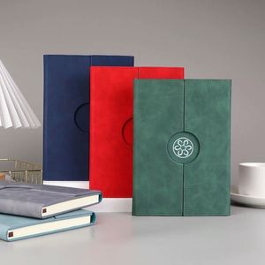 Creative Business Notebook Gift Box <b>Set</b> A5 Faux Leather Dowling Paper <b>Office</b> Meeting Record Book Soft Leather Customizable - Product Image 2