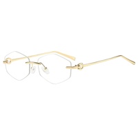 7824 Lunettes de soleil tendance à monture intégrale et bords coupés en forme de diamant, pour hommes et femmes, personnalisées, protection UV400, classiques et universelles