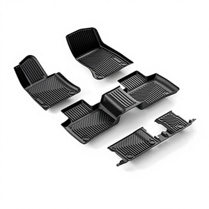 Tapis de sol de voiture 3D en TPE inodore pour <span class=keywords><strong>Mercedes</strong></span> Benz GLC X253 GLE W167 2016-2024, toutes saisons, imperméables, BORNSELLER, écologiques - Product Image 3