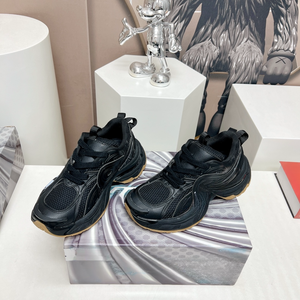 Zapatos de Diseñador de Moda, Estilo Deportivo, Punta Cerrada, de Cuero Genuino Original de Alta Calidad, Modelo B22 - Product Image 3