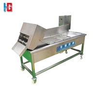 Machine à frire les pommes de terre industrielle, machine à beignets automatique, convoyeur continu, friteuse électrique à chauffage