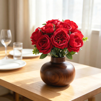 Zijden Austin Rozenboeket Kunstbloemen Realistisch voor Bruiloft Bruids DIY Tafeldecoratie Feest Evenement Boerderijvaas Huisdecoratie