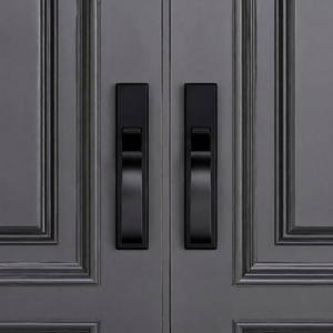 <span class=keywords><strong>Porta</strong></span> d'Ingresso <span class=keywords><strong>Doppia</strong></span> MAGE per Villa, Moderna <span class=keywords><strong>Porta</strong></span> Frontale Decorativa Nera, Ingresso Esterno Residenziale - Product Image 2