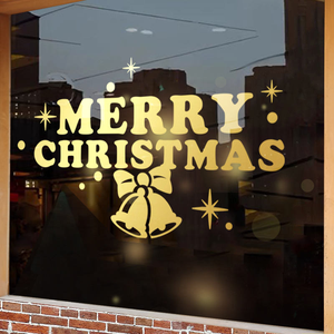 Bán buôn dán cửa sổ 2025 New PVC có thể tháo rời trang trí Giáng sinh vui vẻ Tree tĩnh điện dán cửa sổ tùy chỉnh cho cửa hàng - Product Image 5