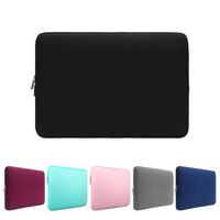 Housse de protection pour ordinateur portable en néoprène imperméable avec fermeture éclair et logo personnalisé, 12, 13, 14, 15, 15,6 pouces, pour Macbook