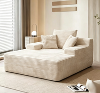 100% Reines Schwamm-Modulsofa Komprimiert in Box Leichtgewichtiges Hochdichtes Schaumstoff-Sitzsystem für Moderne Villen-Wohnzimmer