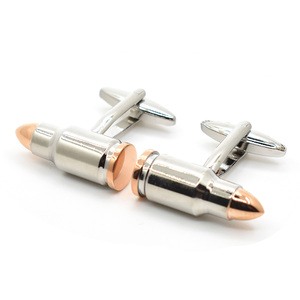 Bán Buôn Tùy Chỉnh Người Đàn Ông Của Thời Trang Phụ Kiện Hai Tone <span class=keywords><strong>Bullet</strong></span> Mới Lạ Khuy Măng Sét Hợp Thời Trang Tie Clip Kinh Doanh Đám Cưới Tuxedo Món Quà Phong Cách - Product Image 3