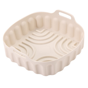 Manufacturer Extra <b>Large</b> Air Fryer Baking Tray Air Fryer Silicone Pot Air Fryer Silicone Tray Silicone Fryer <b>Mat</b> - Product Image 2