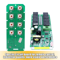 Control remoto inteligente inalámbrico de 6 botones de alta calidad, polipastos eléctricos de elevación, grúa de cabrestante Industrial Universal AC fijo