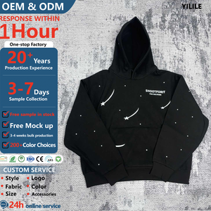 HD2767  OEM Personnalisé Haute Qualité 100% Coton <span class=keywords><strong>Pull</strong></span> à Capuche d'Hiver pour Hommes Impression Totale sur Écran  Pulls en Polaire - Product Image 1