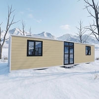 Villa préfabriquée moderne pliable et extensible de 20 pieds ou 40 pieds, 2 à 5 chambres, maison conteneur pour hôtel, appartement, bureau, bâtiment – Vente directe usine