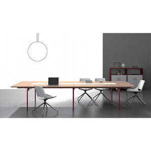 Nhà sản xuất 2-8 chỗ ngồi hiện đại cụm Máy trạm làm việc bàn cán nguội khung thép cho tòa nhà văn phòng sử dụng vật liệu kim loại - Product Image 6