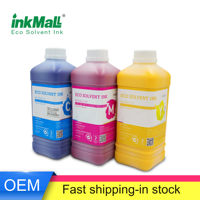 Encre pour traceur éco-solvant InkMall SPT 508GS à haute saturation des couleurs pour impression sur papier peint et vinyle spécial.