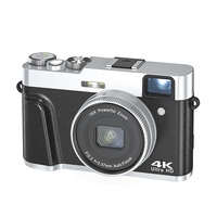 Kamera Digital 48MP Video 4K, fotografi makro fokus otomatis perbesaran 16x layar 2.8 inci HD profesional