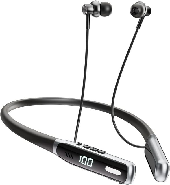 Wireless Blue Tooth Earphones Neckband Stereo Sports Headset Earbuds Gaming Headphones