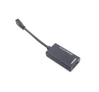 Adaptateur de Type C et Micro USB vers HDMI, câble convertisseur Audio vidéo numérique, connecteur HDMI pour téléphone portable avec Port MHL