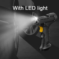 Pompe à air numérique à affichage LED, adaptateur de valve pour gonflage de pneus, allume-cigare USB, matériau ABS, utilisation d'urgence pour voiture, moto, vélo