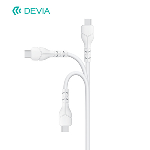 <span class=keywords><strong>C</strong></span>âble de charge rapide <span class=keywords><strong>USB</strong></span> 3.2 Type-<span class=keywords><strong>C</strong></span> blanc 1M 2.1A pour téléphone portable, matériau PVC, certifié CE RoHS - Product Image 3