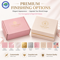 Carpeta de Cartón Corrugado para Envíos, con Logotipo Personalizado del Fabricante, Reciclable, con Diseño Floral, para Regalos, Pequeña, para Alimentos como Sushi