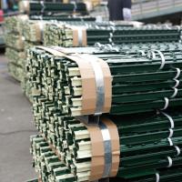 4x4 T Alibaba A Get 1 Varillas DE PRIVACIDAD Precio Puerta Color Tachonado Poste de valla galvanizado Verde para estacas Poste de valla Verde