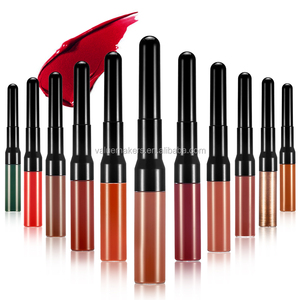 Venta al por mayor delineador de labios juego de brillo de labios vendedor caliente regalo de maquillaje proveedor incluye lápiz labial y delineador de labios - Product Image 2