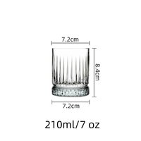 Ensemble de verres à liqueur à base lourde pour vodka tequila whisky liqueur spiritueux expresso