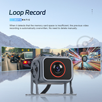 Podofo 10,36 ''DVR 5CH Monitor de coche HD IPS Grabación en bucle monitoreo de estacionamiento BSD + 5 cámaras HD impermeable IP68 para camión/RV/Autobús