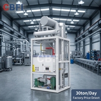 Machine à glace en tube commerciale chinoise de 30 tonnes à économie d'énergie avec moteur et engrenages pour une production élevée de glace potable