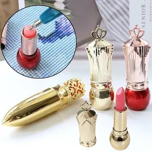 5D Diamant malerei Kleber Ton Nail Art Tools Krone Lippenstift Kleber Ton Diamant malerei Ton Zubehör Werkzeug Punkt Bohr stift