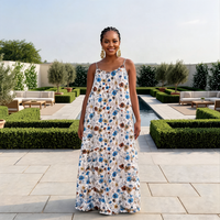 Robe moulante décontractée et élégante en polyester, imprimé ethnique africain, anti-plis, dentelle, tenue traditionnelle pour le printemps, l'automne et l'été
