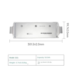 Batterie lithium-ion ternaire 3,65 V 50,5 Ah en pochette souple pour véhicules électriques et deux-roues écoénergétiques - Product Image 5