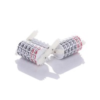 Pièces détachées pour compteurs d'eau mécaniques en PVC, roue de lecture, rouleau, roue à caractères à jet unique pour pièces d'instruments, prise en charge OEM