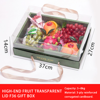 Nouvel An Noël Gâteau Aux Fruits Boîte D'emballage Boîte Cadeau À Emporter Salade De Fruits Snack Dessert Boîte À Gâteau avec Couvercle Transparent pour Fête De Famille