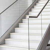 Systèmes de balustrades en verre en aluminium sur mesure EKOO Professional pour balcon, escalier, design moderne