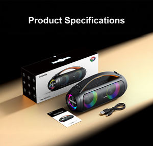 <span class=keywords><strong>ล</strong></span>ำโพงพกพา XdoBo Vibe Plus II 100W กันน้ำระดับ IPX5 เชื่อมต่อไร้สายแบบ Dual Mode แบตเตอรี่สำรอง 8800mAh รองรับการ์ดหน่วยความจำ ไฟ RGB LED สำหรับใช้ในบ้าน - Product Image 6