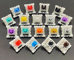 Interruptores de teclado mecánico a prueba de polvo <span class=keywords><strong>OUTEMU</strong></span> variedad de colores verde rojo té negro púrpura plata mudo blanco gris punto - Product Image 1