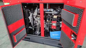 Портативный дизельный генератор 12.8 кВт 16 кВА, бесшумный, с водяным охлаждением - Product Image 5