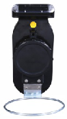 Feu de signalisation solaire blanc à modes clignotants/alternés/synchronisés, haute intensité, réflecteur prismatique, indice IP66, rechargeable, pour circulation routière