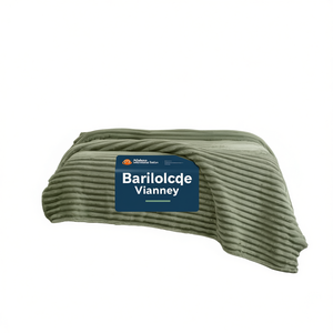 Couverture nordique Allabama International Sation Bariloche Vianney en microfibre, rectangulaire, pour lit, toutes saisons, à rayures tissées - Product Image 1