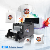 Sacs de transfert d'image stables Machine d'impression textile de t-shirts Imprimante A3 DTF XP600 I1600 I3200 avec shaker sécheur