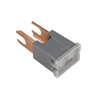 Sekring Mobil 32V Tipe Kotak Kaki Panjang Sekring Jantan 20 ~ 120 Amp