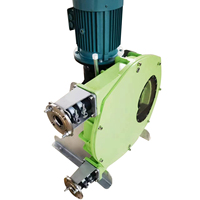 Pompe péristaltique pour transfert de boue abrasive, OEM, électrique, auto-amorçante, réversible, avec tuyau en caoutchouc remplaçable, sortie 25 mm