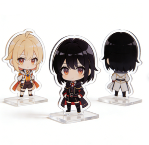 Figura Acrílica Transparente Personalizada al por Mayor para Decoración de Escritorio, Regalo de Cumpleaños, Promoción - Product Image 1