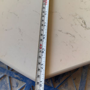 Mesa de Cuarzo Bianco Carrara Goldtop OEM 4044 - 3200x1600mm, 20mm/30mm de Grosor, Diseño Moderno para Decoración de Interiores de Villas - Product Image 2