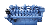 Générateur diesel silencieux haute performance MTU série KD-M de 1500 kVA à 2000 kVA, groupe électrogène industriel avec démarrage à distance et ATS