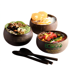 High Quality Vintage Coconut <b>Bowls</b> Eco-friendly Wholesale with Cheap Price Customized Logo by Eco2go Vietnam - Product Image 1