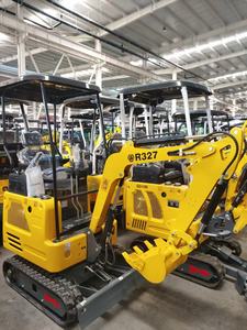 Mini Excavadora R327, Excavadora Pequeña <span class=keywords><strong>para</strong></span> Uso Doméstico, Excavación de Suelos, Ingeniería Agrícola, Máquina Multifuncional con Gancho - Product Image 5