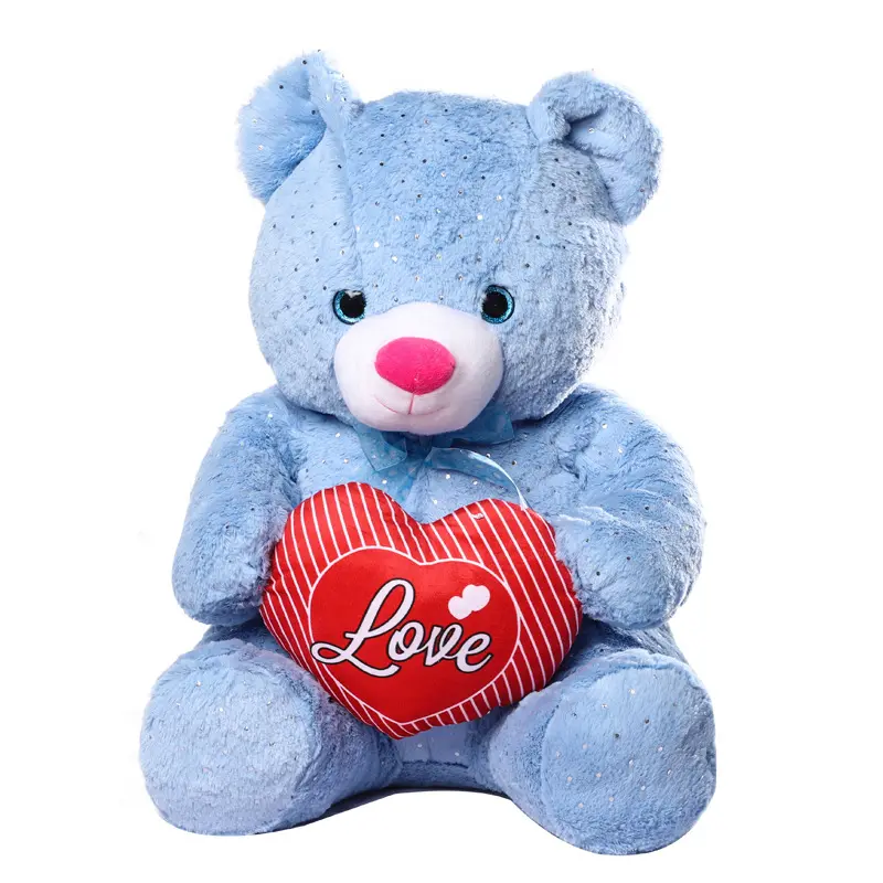 Songshan Juguetes Peluches venta al por mayor nuevo animal de peluche suave dibujos animados corazón tierno oso de peluche juguete cumpleaños regalo del Día de San Valentín