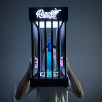 Présentoir de Bouteilles LED Personnalisé pour Champagne et Vodka – Cage Lumineuse pour Service VIP en Boîte de Nuit – Glorificateur de Bouteilles LED